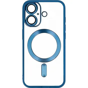 Pouzdro na mobilní telefon Zadní kryt Metallic MagSafe pro iPhone 17 modrý