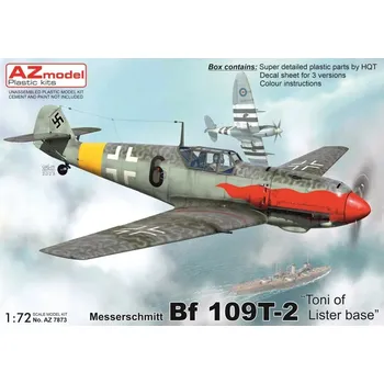 Plastikový model 1:72 Messerschmitt Bf 109 T-2 „Toni of Lister Base“