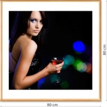 Rám na obraz Fotoobraz v luxusním rámu s paspartou 80x80 cm FOPDRLX-80x80 Nižší cena pro více kusů!