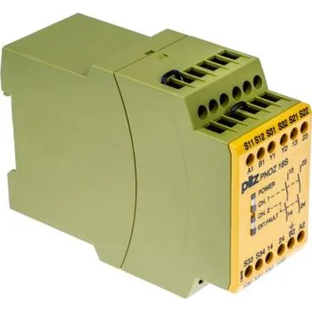 Relé eBezpečnostní relé 4 3 2 bezpečnostní kontakty, počet kanálů: 2 kanály 24 V DC, 110 V AC