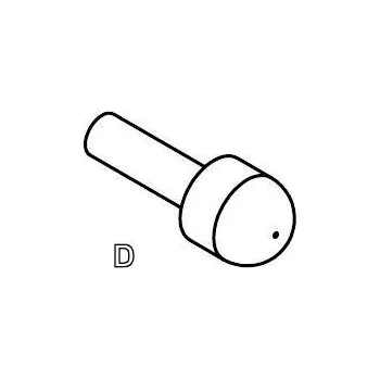 PTR Hartmann 1015-D-0.7N-AU-0.65C přesný testovací hrot