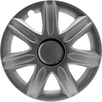 Poklice na kolo Kryty kol LEOPLAST SAMOA 14" grafitové, sada 4ks