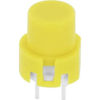 TRU COMPONENTS TC-D6GE, TC-D6GE impulzní tlačítko, 11.4 mm, 35 V/DC, 0.01 A, 1 ks