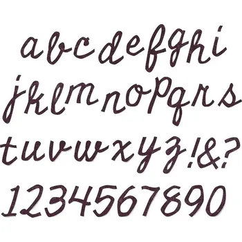 Kancelářská technika Sizzix 662709 Řezací šablona Abeceda