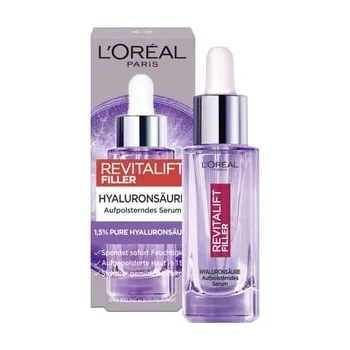 Pleťová kosmetika L'Oréal Paris Revitalift Filler hyaluronové sérum s 1,5% čisté kyseliny hyaluronové Pleťové sérum