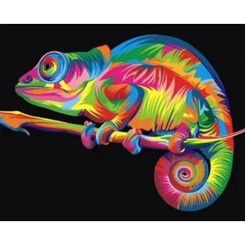 Dětské zboží Gaira® Malování podle čísel Chameleón M992396