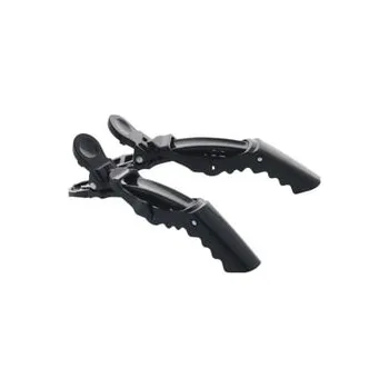 PARSA Beauty krokodýlí sponky do vlasů černé, 2 ks Sponky do vlasů