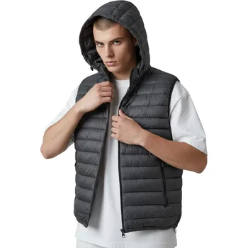 Pánská vesta Emt Pánská černá zateplená prošívaná vesta nadměrné velikostí Barva: Černá, Velikost: 7XL