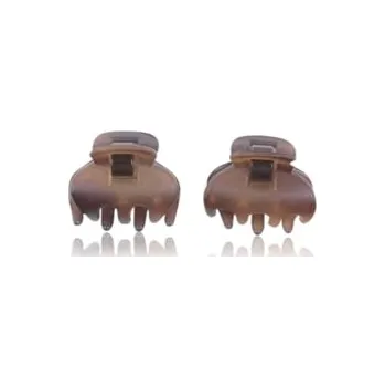 Solida Wasserwellklammer 2,7 cm x 2,6 cm braun Sponky do vlasů