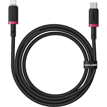 Náhradní díl pro mobilní telefon Baseus datový kabel Dura Series (P10377800U01-03) - Type-C na Lightning, rychlé nabíjení, PD 20W, nylon, 2 m - červeno-černý