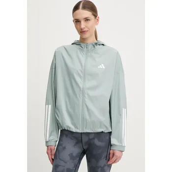 Pánská bunda Tréninková bunda adidas Performance Hyperglam Windy KC7654 tyrkysová 60X, vel. XL