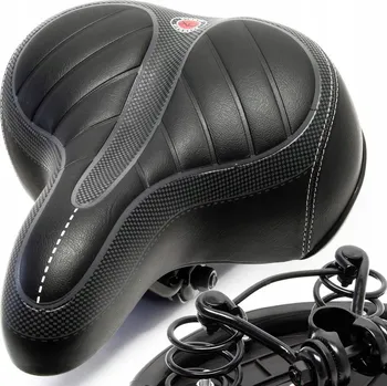 Sedlo na kolo Sportown městské sedlo na kolo City – pohodlné, měkké, kožené