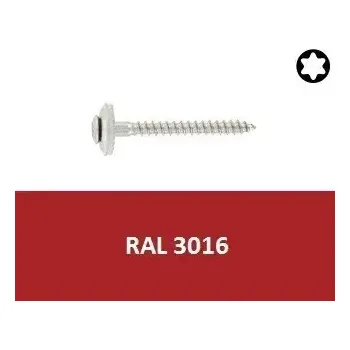 Vrut Vrut s podl. 15mm, nerez A2 4,5x35 Torx RAL3016 (Art.8790)