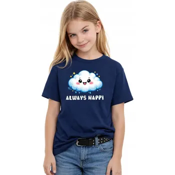 Chlapecké tričko Always Happy Pohádkové tričko dětské tmavě modré 12-14 let