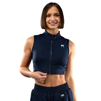 Dámské oblečení Venum SculptShape Cropped Top Navy Blue Velikost: XL