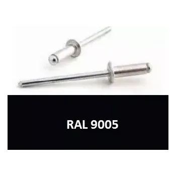 Nýt Trhací nýt AL/ST 3,2x6 RAL 9005 Černá - Bralo