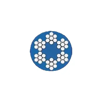 Lany Lano ocelové DIN 3055 (6x7+FC) 3/4 mm PVC červené - 100m/balení