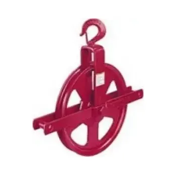 Jištění Kladka stavební s hákem 16-22/200mm 450kg lak.