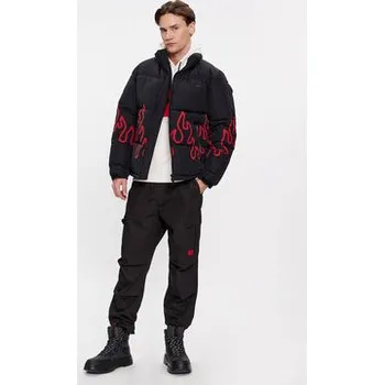 Pánská bunda HUGO Zimní bunda Biron2411 50520514 Černá Regular Fit S