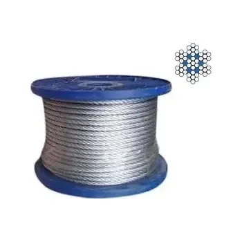 Železářství Lano z nerezové oceli A4 DIN 3055 (7x7) 2mm - 100m/balení