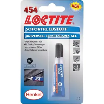 Průmyslové lepidlo Loctite 454 3 g vteřinové lepidlo gel
