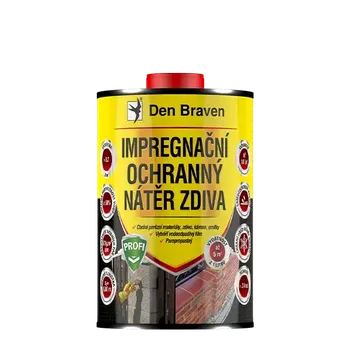 Impregnační a ochranný nátěr zdiva PROFI 1 l plechová dóza transparentní - 6ks/bal