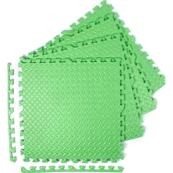podložka na cvičení Puzzle podložka Sportago Easy-Lock 60x60x1,2 cm, 4 ks, zelená