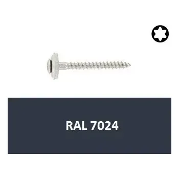 Vrut Vrut s podl. 15mm, nerez A2 4,5x35 Torx RAL7024 (Art.8790)
