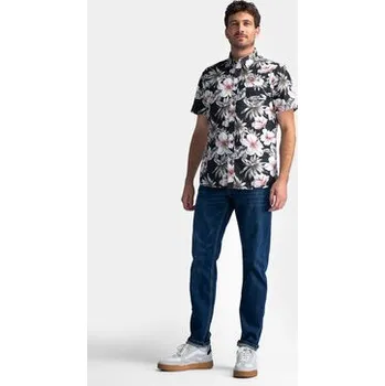 Pánská košile Petrol Industries Košile M-1040-SIS418 Černá Regular Fit L