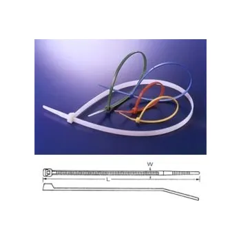 Organizace kabelů Pásek stahovací standard 200x2.5mm černý *