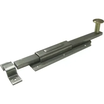 Nábytkové kování Zástrč vratová pevnostní 150mm leštěná