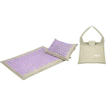 Masáž Neo-Sport 190203 Akupresurní podložka s hroty, šedolevandulová