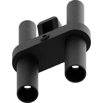 Měřicí kabel Electro PJP 2019-ARS-IEC-CD1-N Stackable safety shorting plug, 19 mm pitch, černá, 2019-ARS-IEC-CD1-N, 1 ks