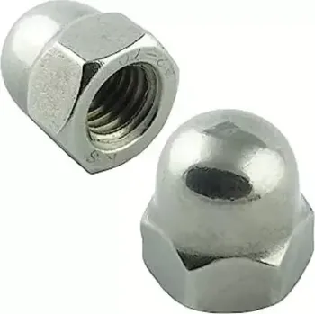 Matice Matice DIN 1587 nerez A4 M10x1,25