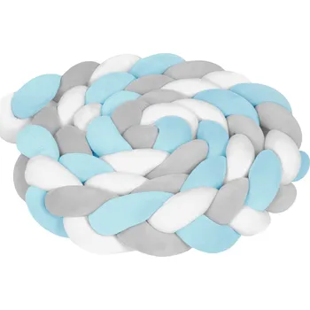 Ricokids 722101 Ochranič do postýlky 3 m, modrošedý