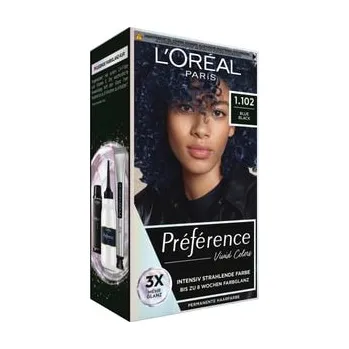 L'Oréal Paris Préférence Vivid Colors Blue Black Barva vlasů