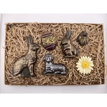 Čokoláda Chocolenka Velikonoce sada 58 % ruční výroba