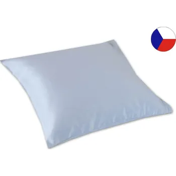 Povlak na polštářek Luxusní saténový povlak na polštář 40x40 ORNELLA Světle šedá