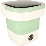 KIK Mini skládací přenosná pračka 12L zelená