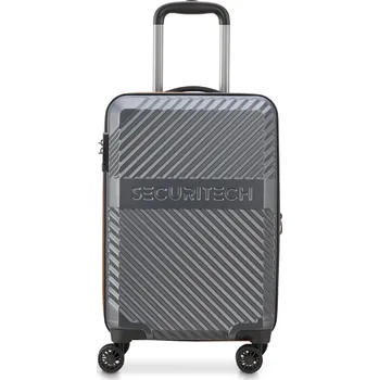 Kabinový kufr Securitech by Delsey Patrol 55 cm EXP 400680111 - šedý 37 l