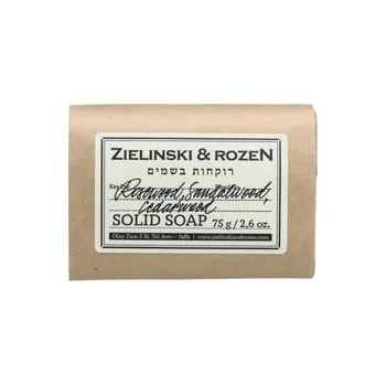 Čistící mýdlo Zielinski & Rozen Rosewood, Sandalwood, Cedarwood Mýdlový blok
