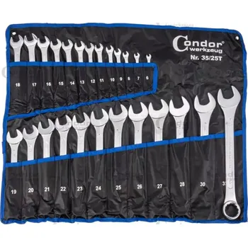 Klíč Sada klíčů očkoploché 6-32mm 25 díl/tašk