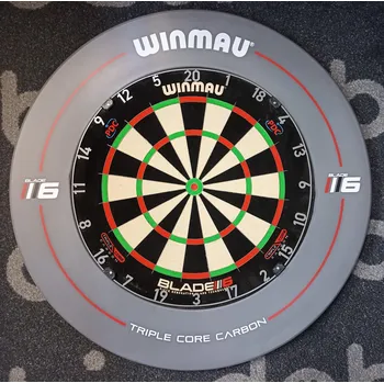 Terč na šipky Winmau set DOUBLE - terč Blade 6 Triple Core + okruží Blade 6 Grey