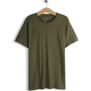 Pánské oblečení GATE Základní bavlněné triko slim fit S 126-0088/477