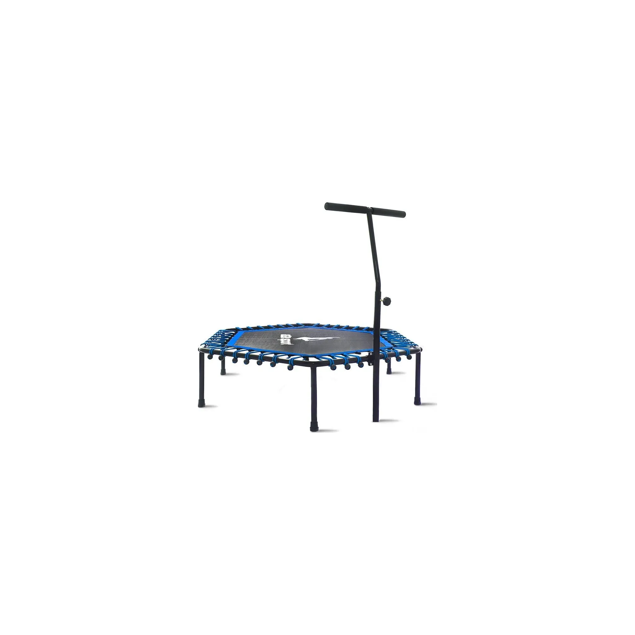 Fotografie 3 - Trampolína Aga Fitness 130 cm modrá + madlo
