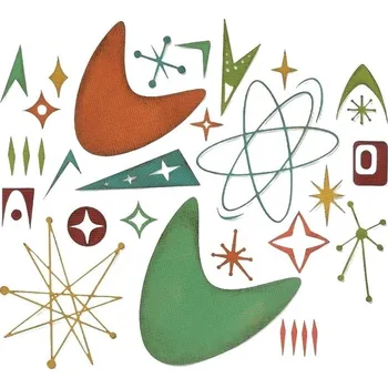 Kancelářská technika Sizzix 664152 Řezací šablona Atomové prvky 25 ks