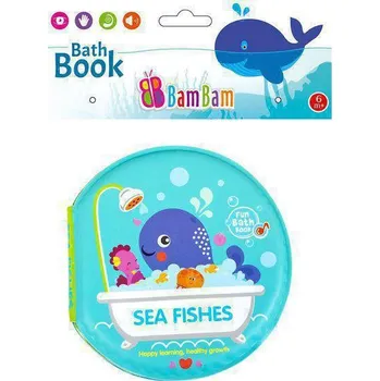 Hračka pro nejmenší Bam Bam Knížka do koupele Mořská zvířátka