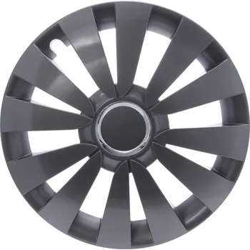 Poklice na kolo Kryty kol LEOPLAST SKY 14" grafitové, sada 4ks