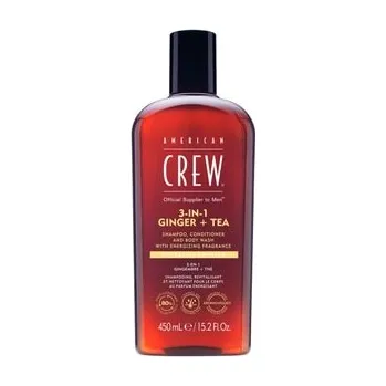 Kosmetika American Crew Hair Care & Body 3in1 Ginger & Tea Šampon