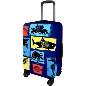 Příslušenství k zavazadlu KUFRYPLUS Obal na kufr H244 Mořská zvířata S